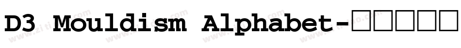 D3 Mouldism Alphabet字体转换